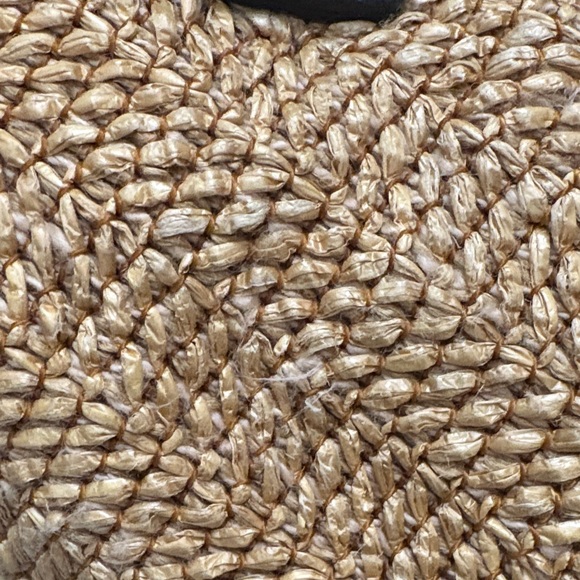 Longchamp Tan and Black Woven Tote - Picture 13 of 13